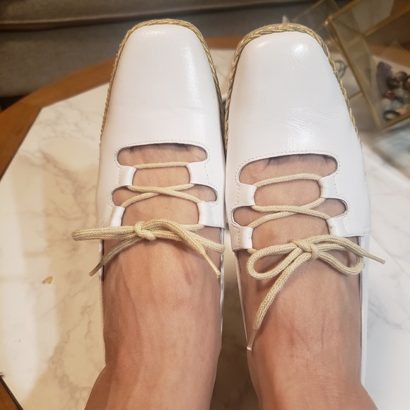 New Andre Assous lace up espadrilles  size 7.5N,  fits 7 - Picture 6 of 7